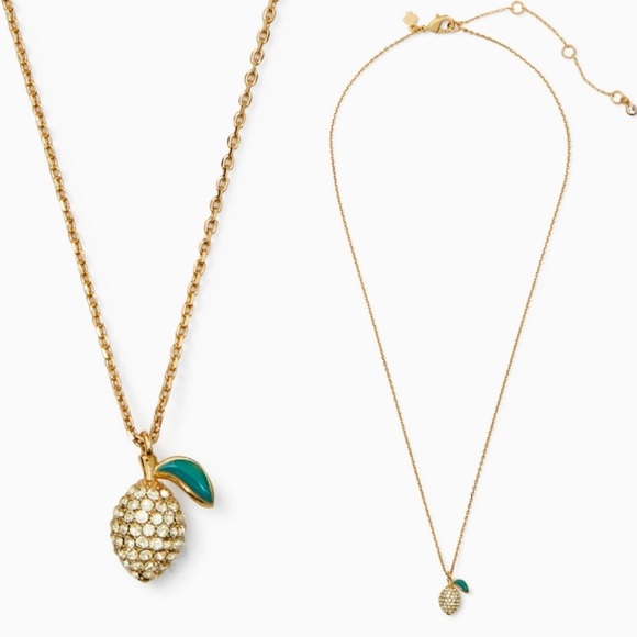 ♠️🍋Kate Spade🍋♠️Picnic Perfect 🍋 Mini Pendant - Picture 3 of 16